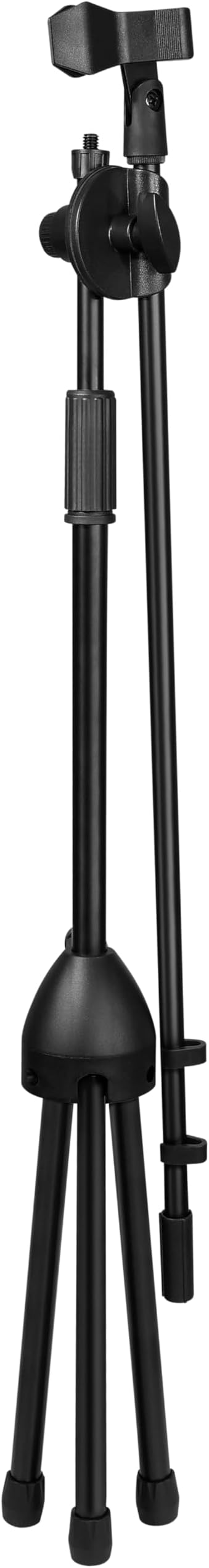Adjustable Mic Stand with Boom Arm & Phone Holder